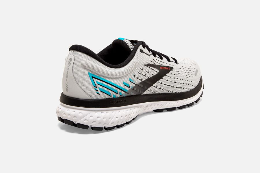 Brooks Ghost 13 Road Running Shoes Mens Grey/Black 356740-DNG